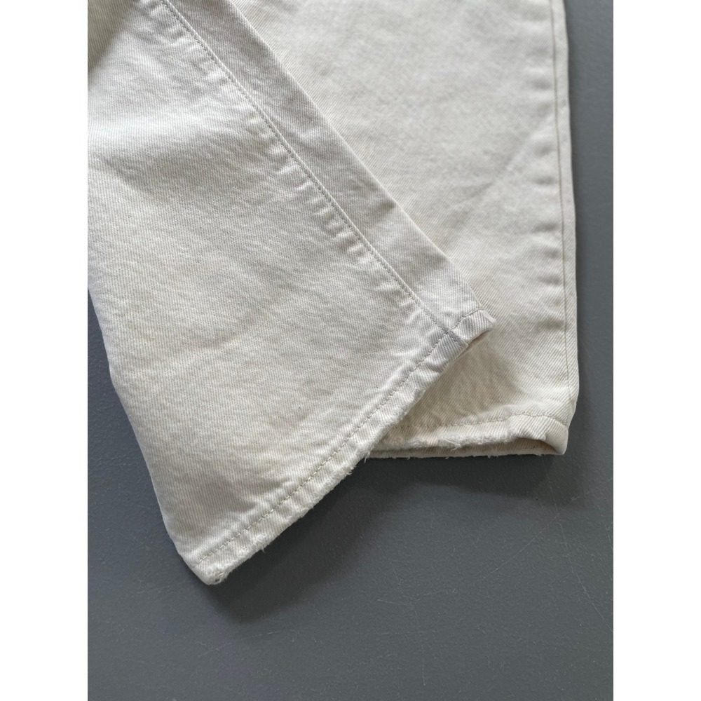 Levi's 501 90s Jeans Women 26 Cream Straight Leg Cotton Clean Girl Old Money - Picture 13 of 14